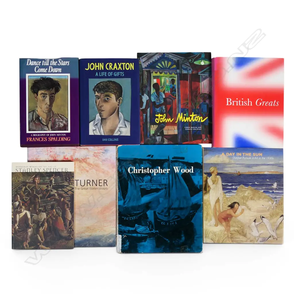 EIGHT PUBLICATIONS - BRITISH ART INCL. JOHN MINTON Image 1++